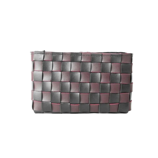 Black and Maroon Hand Bag